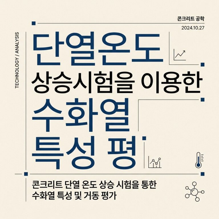 ai thumbnail typography 단열온도상승시험을 이용한 수화열 특성 평 1786783373