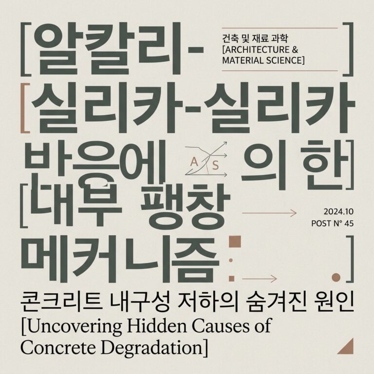 ai thumbnail typography 알칼리 실리카 반응에 의한 내부 팽창 메커니즘 1786503454