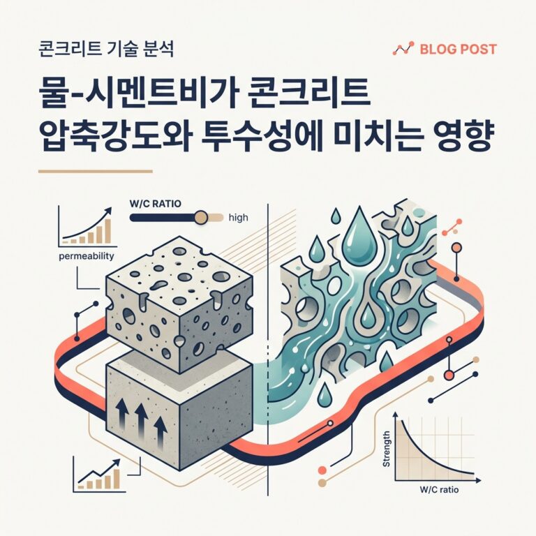 ai thumbnail branding 물 시멘트비가 콘크리트 압축강도와 투수성에 미치는 영향 1788316545