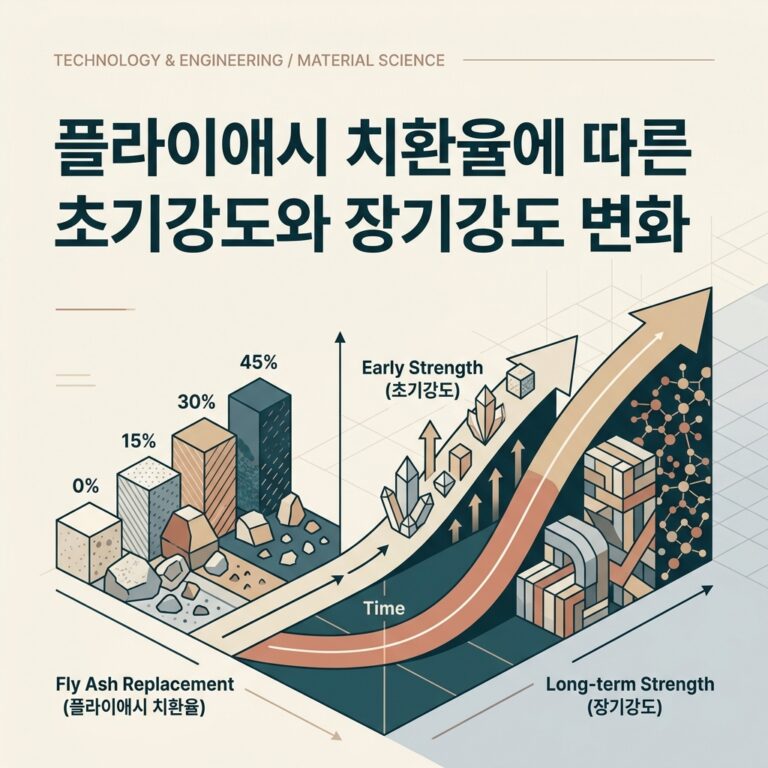 ai thumbnail branding 플라이애시 치환율에 따른 초기강도와 장기강도 변화 1788317158