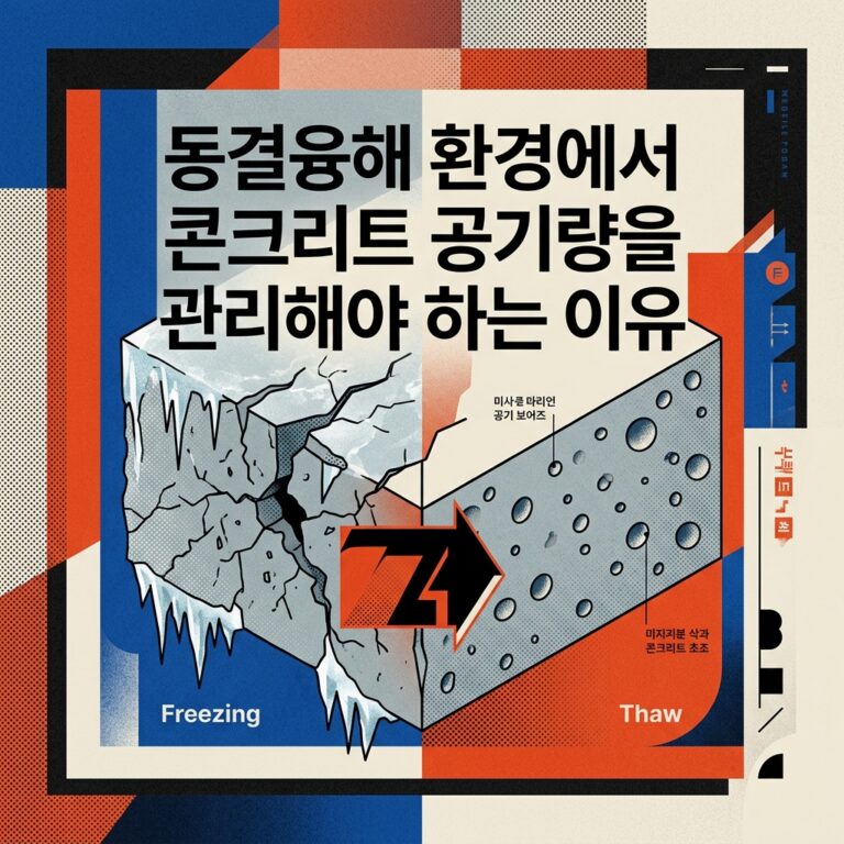 ai thumbnail poster 동결융해 환경에서 콘크리트 공기량을 관리해야 하는 이유 1788318538