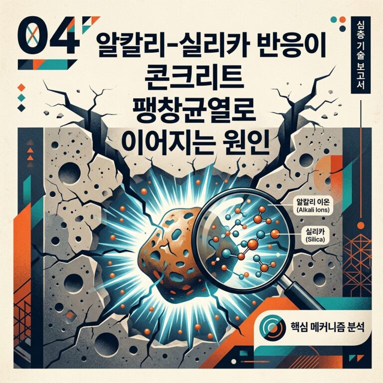 ai thumbnail poster 알칼리 실리카 반응이 콘크리트 팽창균열로 이어지는 원인 1788318836