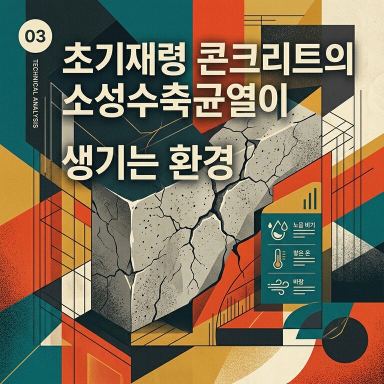 ai thumbnail poster 초기재령 콘크리트의 소성수축균열이 생기는 환경 1788317996