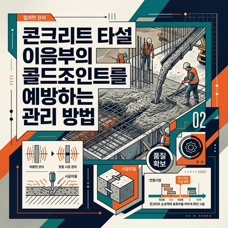ai thumbnail poster 콘크리트 타설 이음부의 콜드조인트를 예방하는 관리 방법 1788334205