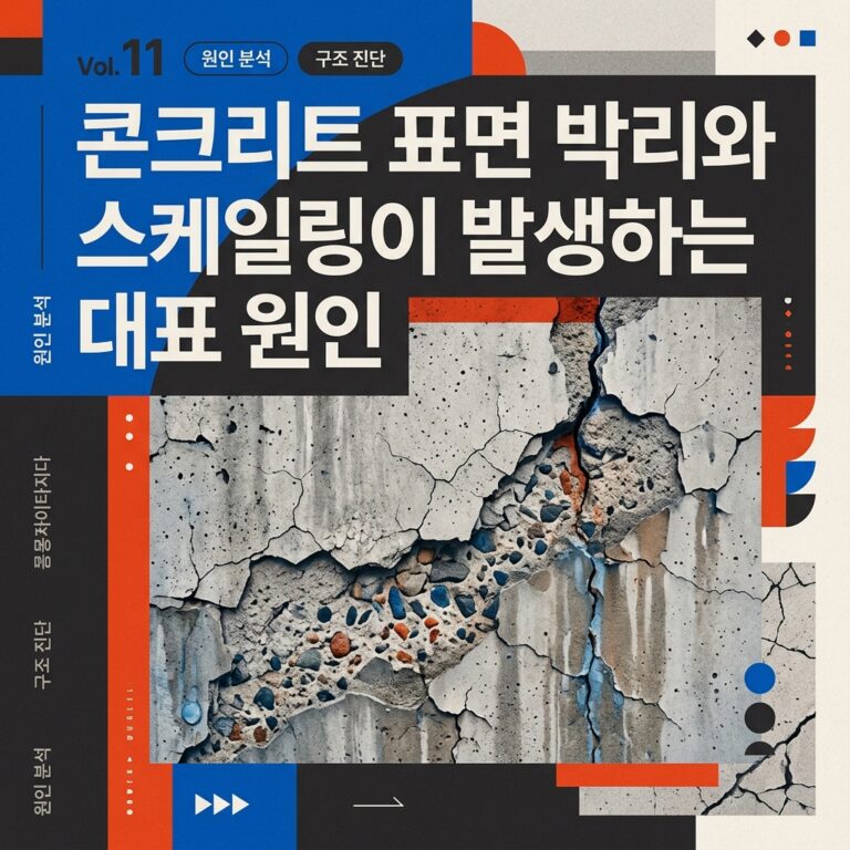 ai thumbnail poster 콘크리트 표면 박리와 스케일링이 발생하는 대표 원인 1788333661