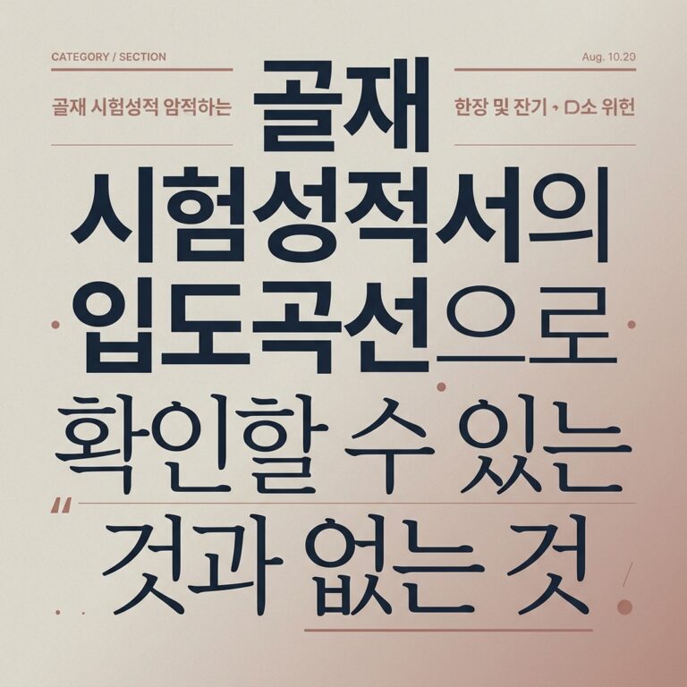 ai thumbnail typography 골재 시험성적서의 입도곡선으로 확인할 수 있는 것과 없는 것 1789625809